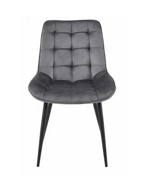 Elegantná jedálenská stolička BERA v tmavo šedej farbe