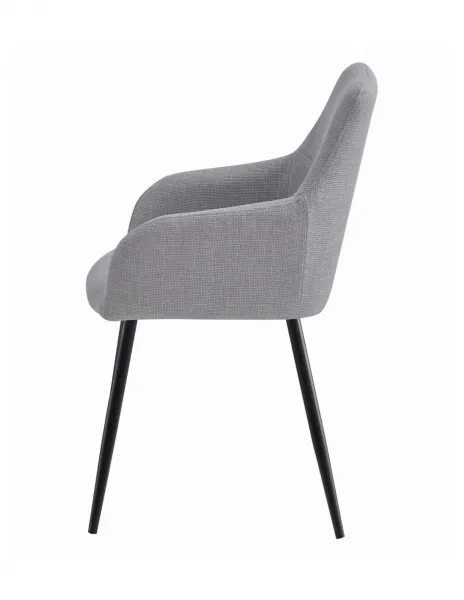 Elegantná jedálenská stolička BENI v šedej farbe