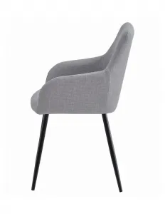 Elegantná jedálenská stolička BENI v šedej farbe