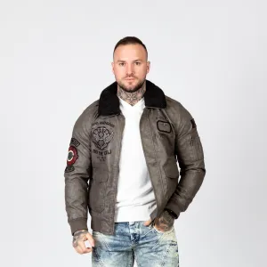Pánska bunda CIPO & BAXX CM164 BEIGE Farba: Hnedá, Konfekčná veľkosť: M
