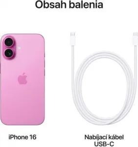 Apple iPhone 16 128GB ružový MYEA3SXA