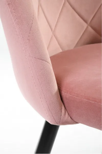 Ak furniture Čalouněná designová židle Poppy růžová