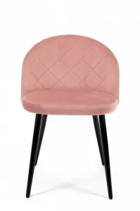 Ak furniture Čalouněná designová židle Poppy růžová