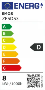 Emos LED žiarovka Filament A60, E27, 7,8 W (75 W), 1060lm, 4000K