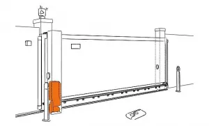 Roger Kit TW90/HS - sada pre posuvnú bránu do 600kg