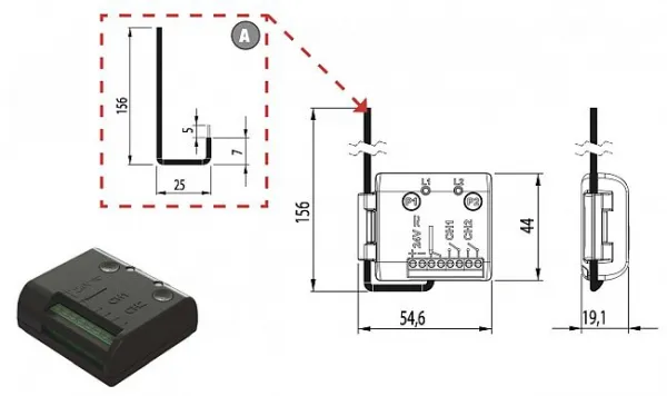 Roger Technology prijímač extérny R93/RX20/U