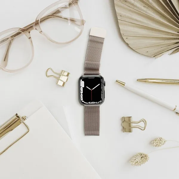 Forcell F-Desing Remienok pre Apple Watch 38/40/41 mm, Zlatý
