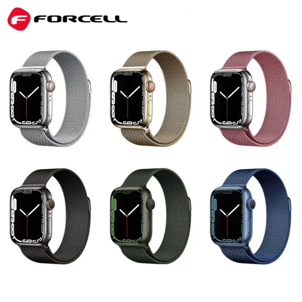 Forcell F-Desing Remienok pre Apple Watch 38/40/41 mm, Zlatý