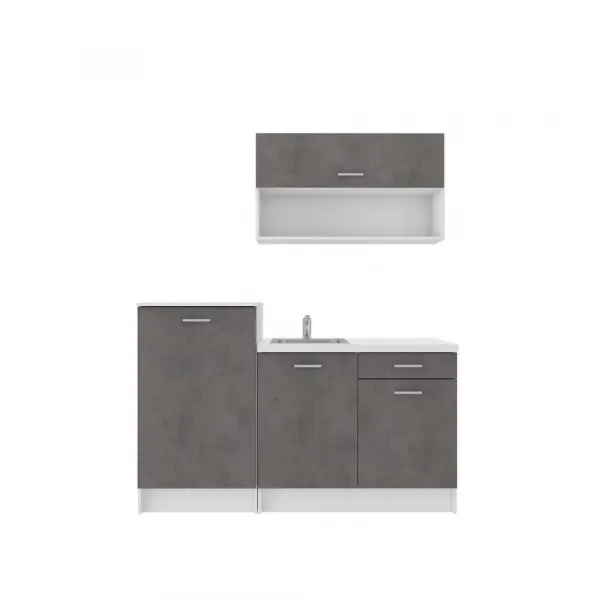 Kuchynský blok SMART bez spotrebičov, šírka 160 cm