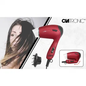 ProfiCare Clatronic HTD 3429 cestovný fén na vlasy Red 1 ks