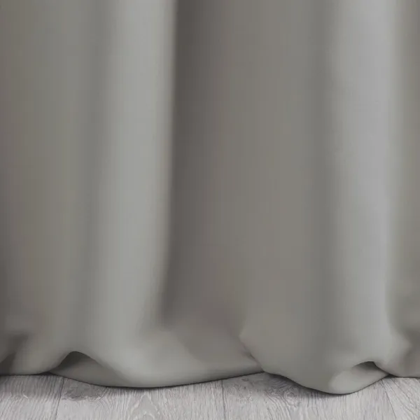 Hotový záves NERISA strieborný - na priechodkách