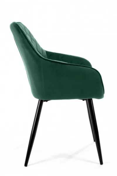 Set dvoch jedálenských stoličiek SJ.082 fľaškovo zelené