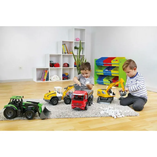 Lena Traktor s lyžicou Worxx plast 45cm 1:15 v krabici DeutzFahr Agrotron 7250 04613