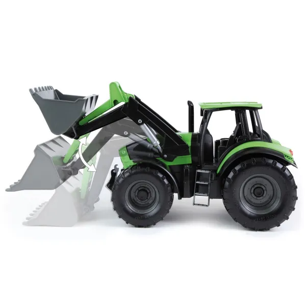 Lena Traktor s lyžicou Worxx plast 45cm 1:15 v krabici DeutzFahr Agrotron 7250 04613