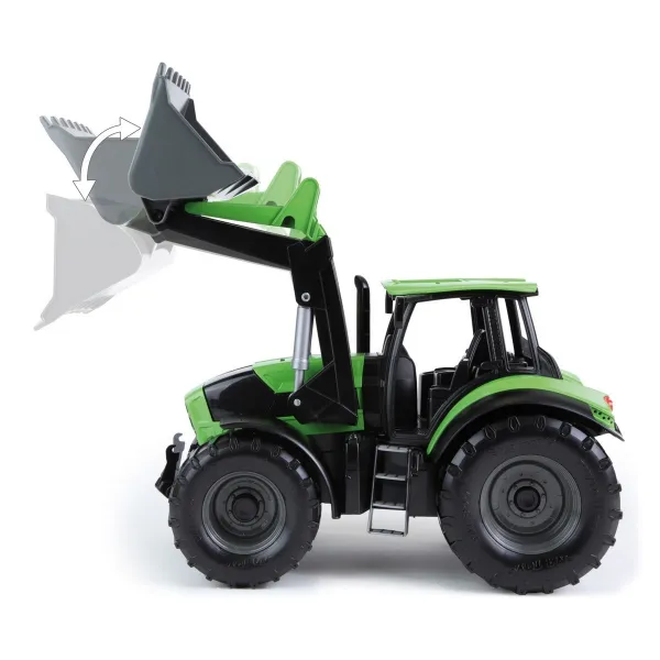 Lena Traktor s lyžicou Worxx plast 45cm 1:15 v krabici DeutzFahr Agrotron 7250 04613