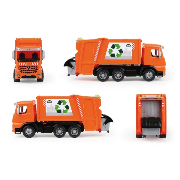 Lena Auto smetiarka plast 53cm Mercedes Arocs v krabici 54x26x20cm 04614