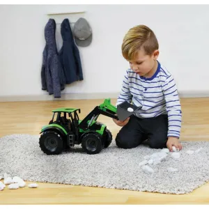 Lena Traktor s lyžicou Worxx plast 45cm 1:15 v krabici DeutzFahr Agrotron 7250 04613