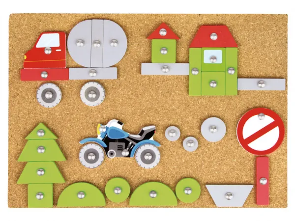 Lena Drevená stavebnica (dopravné prostriedky)