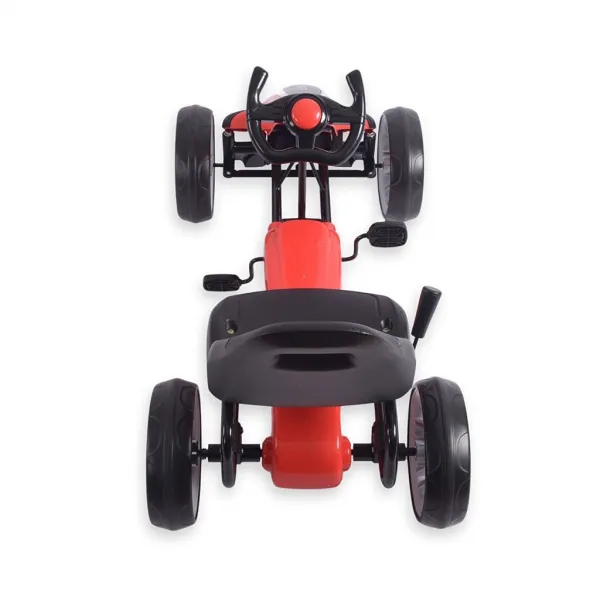 Detská šliapacia motokára Go-kart Milly Mally Power červená