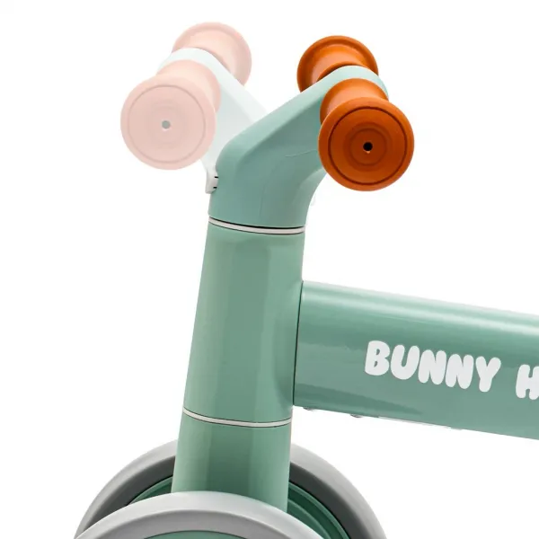 Detské odrážadlo Baby Mix Bunny Hop zelené