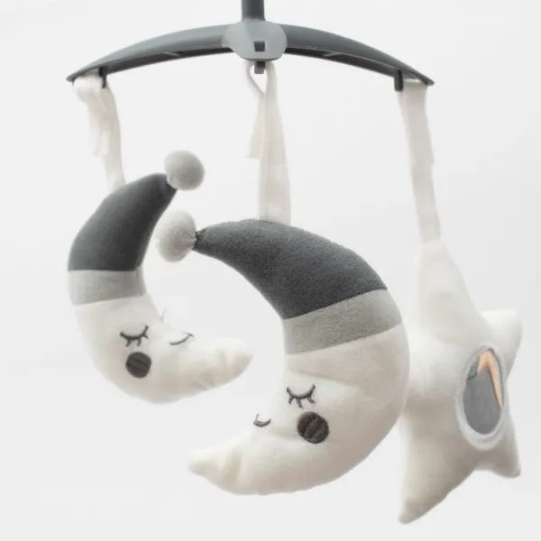 NEW BABY - Detské hojdacie lehátko Snuggle NewBaby sivé
