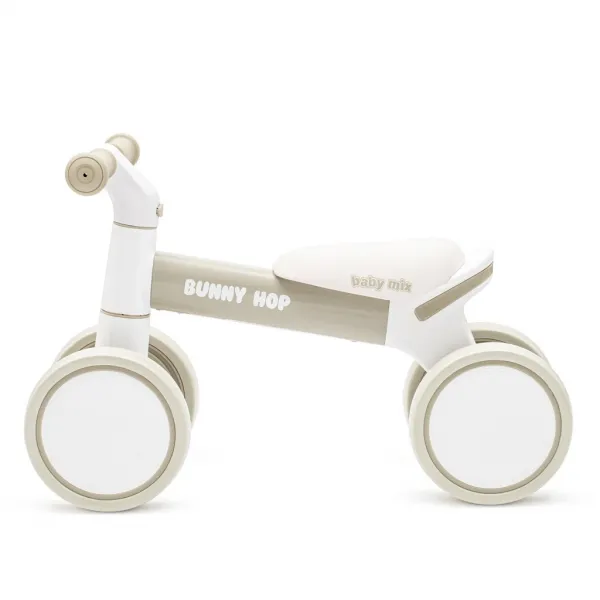 Detské odrážadlo Baby Mix Bunny Hop warm grey