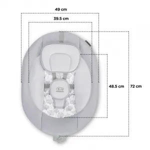 Kresielko s melódiou Kinderkraft Luli 2v1 Grey