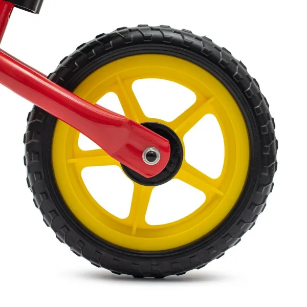 Detský balančný bicykel Baby Mix Traveller červený