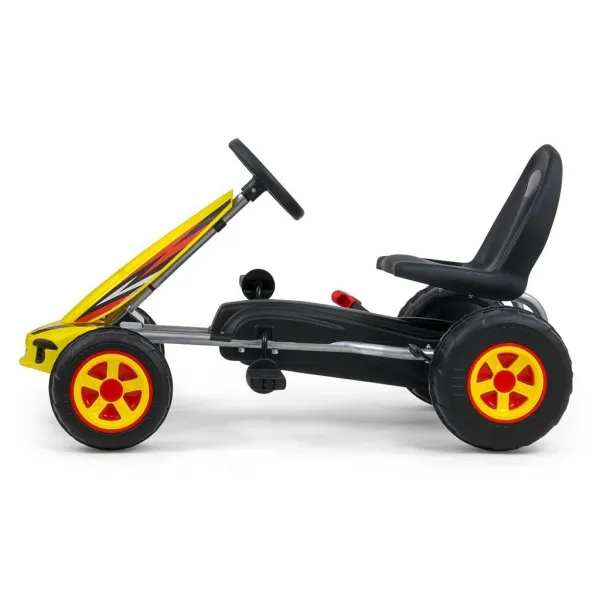 Detská šliapacia motokára Go-kart Milly Mally Viper modrá