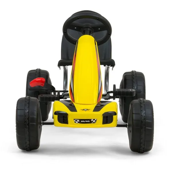 Detská šliapacia motokára Go-kart Milly Mally Viper modrá