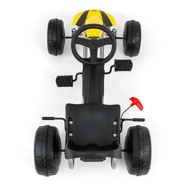 Detská šliapacia motokára Go-kart Milly Mally Viper modrá