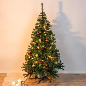 HI Vianočný stromček s kovovým podstavcom, zelený 180 cm