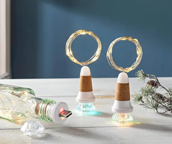 Weltbild LED Řetěz Zátka do láhve, 3 ks