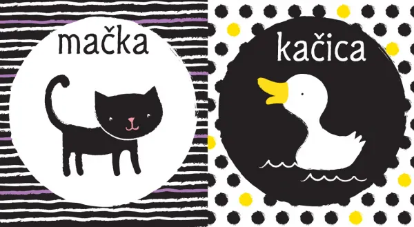 Knižnička – Prvé čiernobiele knižky pre bábätko