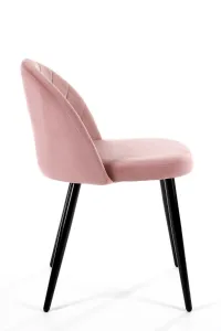 Ak furniture Čalouněná designová židle Poppy růžová
