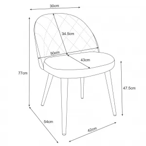 Ak furniture Čalouněná designová židle Poppy zelená
