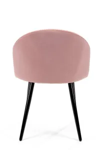Ak furniture Čalouněná designová židle Poppy růžová