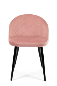 Ak furniture Čalouněná designová židle Poppy růžová