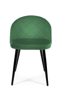 Ak furniture Čalouněná designová židle Poppy zelená