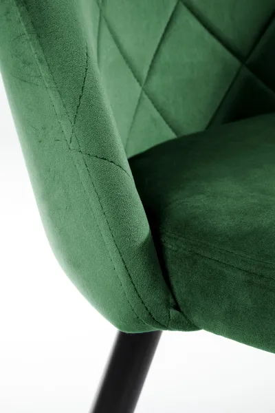 Ak furniture Čalouněná designová židle Poppy zelená
