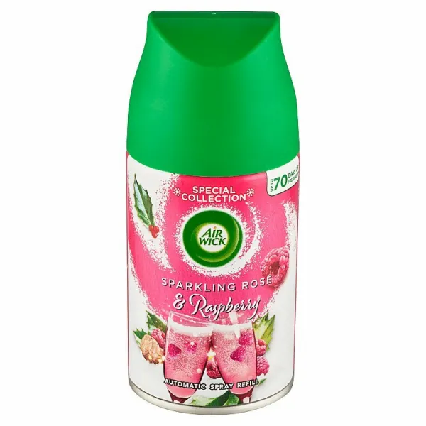 Air Wick Freshmatic Náplň do osviežovača vzduchu ružový sekt a maliny 250 ml