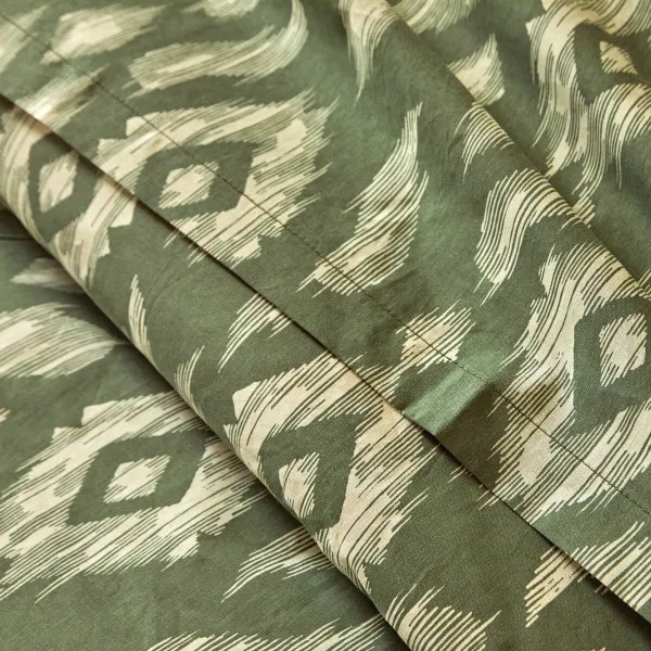 Dvojfarebná posteľná bielizeň Kilim s etno vzorom, bavlna