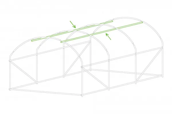 Záhradný fóliovník HG 2,5x4m