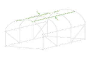 Záhradný fóliovník HG 2,5x4m