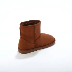 Nízke čižmy s imitáciou kožušiny