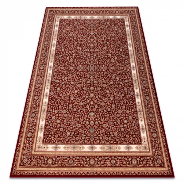 Koberec NAIN Ornament, rám 7965/51066 bordový / béžový