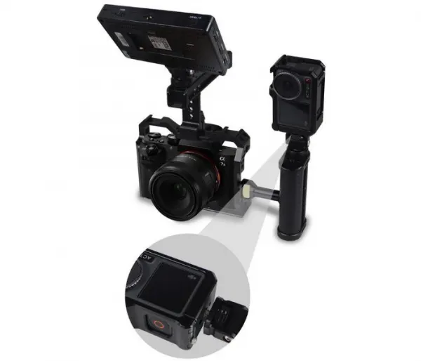 Stablecam DJI Osmo Action 3 - Quick-Release Aluminum Alloy Cage with Adapter 1DJ6385