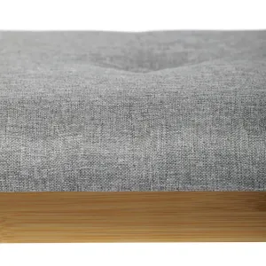 Autronic DR-N1012 GREY2 Botník s taburetom, 90 x 45 x 30 cm