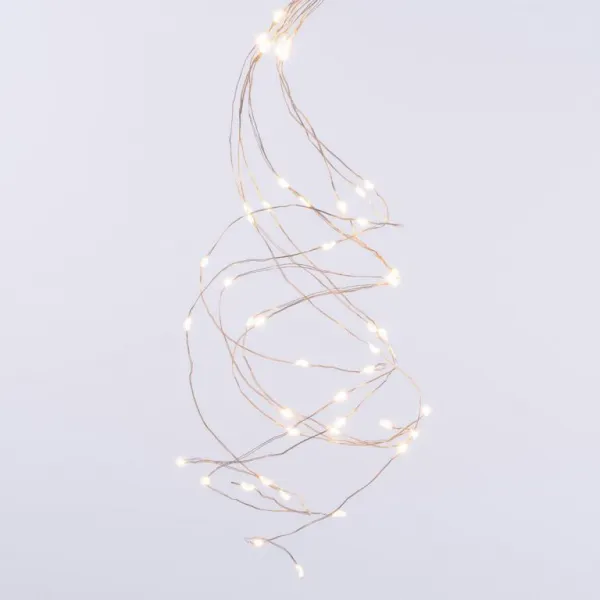 Nexos 64517 Vianočný svetelný drôtik MINI LED - teple biela 48 LED