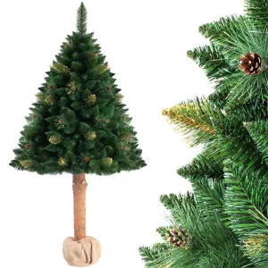 AmeliaHome Umelý vianočný stromček na kmeni MIA zelený, veľkosť 150